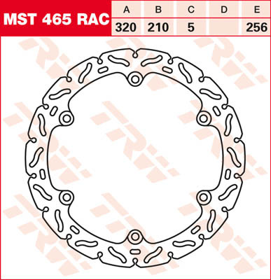 Тормозной диск для мотоциклов Lucas TRW MST465RAC