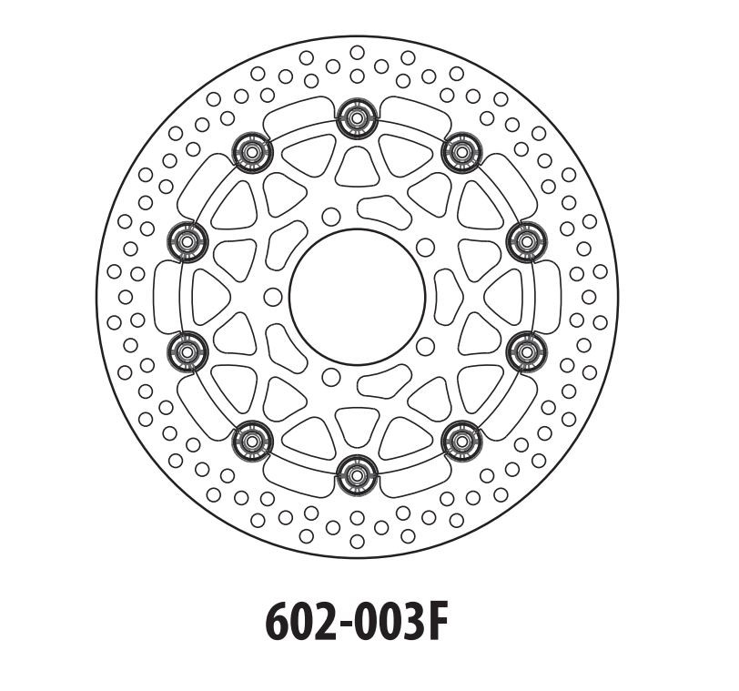 Тормозной диск передний GOLDfren 602-003F