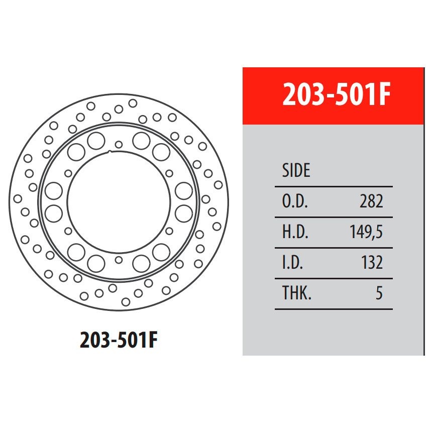 Тормозной диск GOLDfren 203-501F