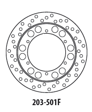Тормозной диск GOLDfren 203-501F