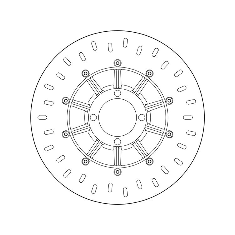 BREMBO 68B407D2 Тормозной диск