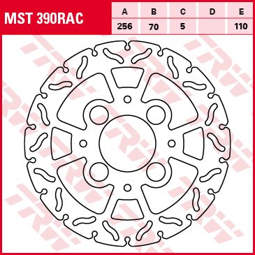 Тормозной диск для мотоциклов Lucas TRW MST390RAC