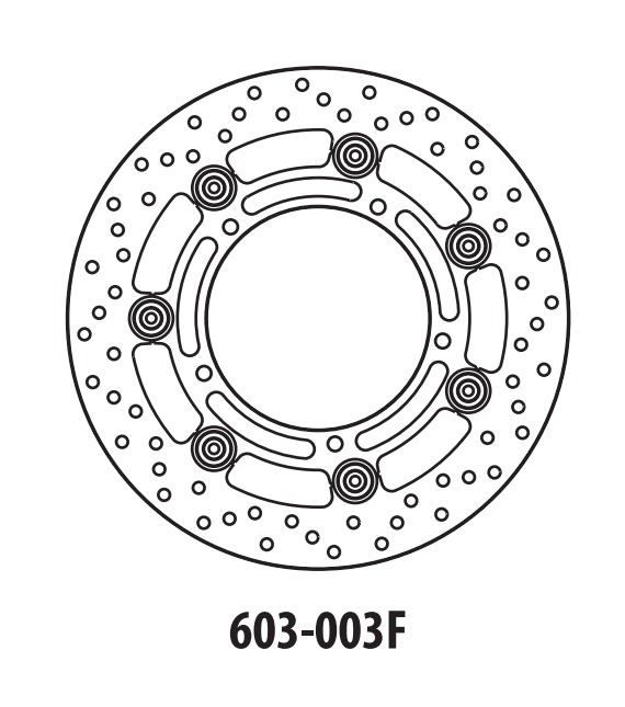 Тормозной диск GOLDfren 603-003F