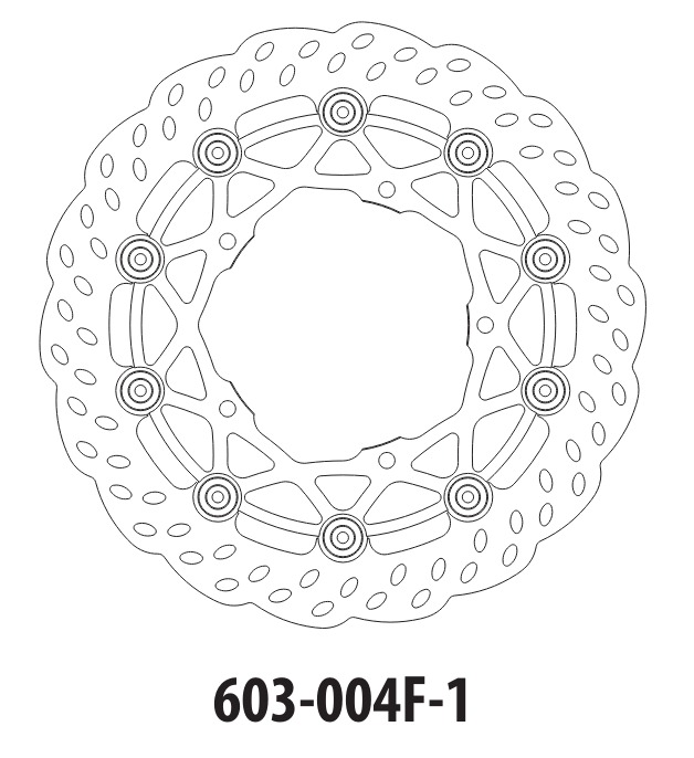 Тормозной диск передний GOLDfren 603-004F-1