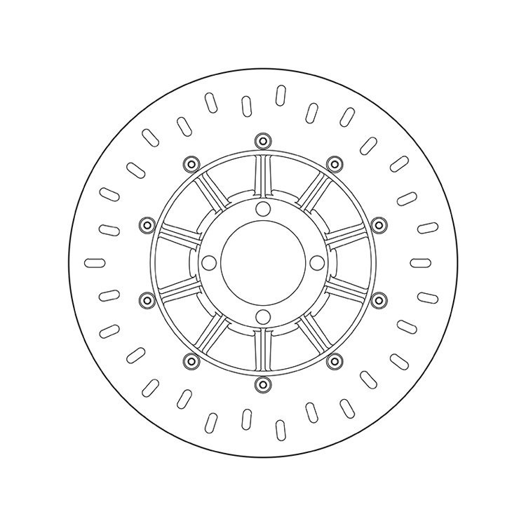 BREMBO 68B407D2 Тормозной диск