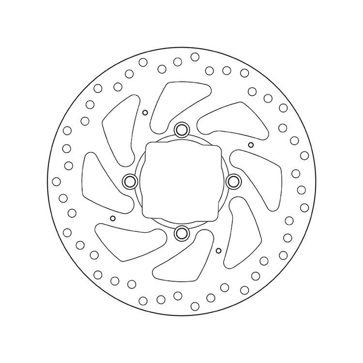 BREMBO 68B407H2 Тормозной диск