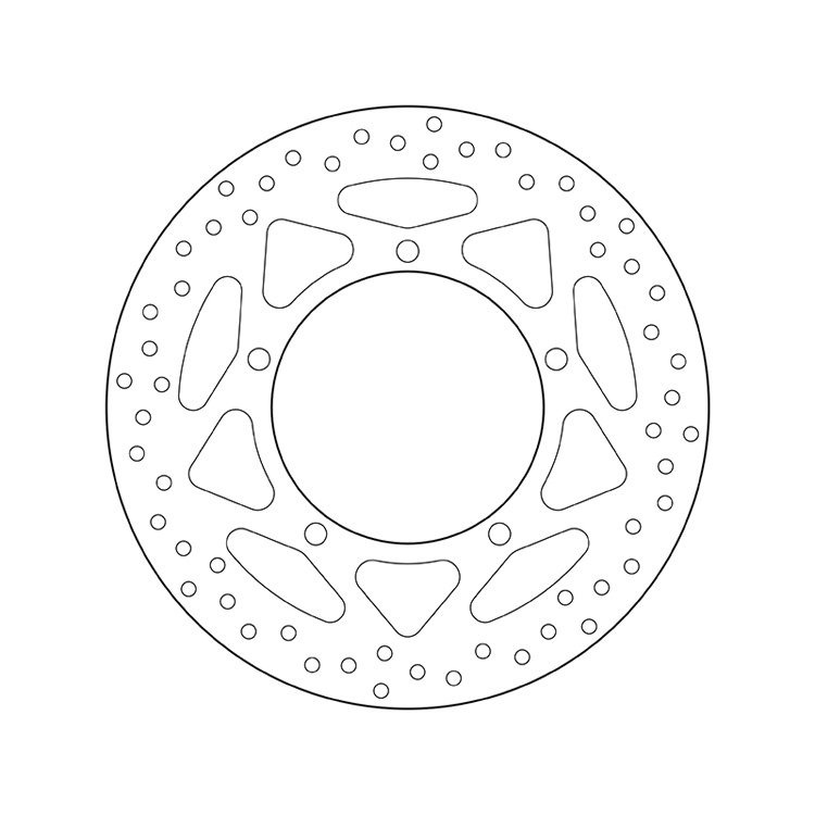 BREMBO 68B407L2 Тормозной диск