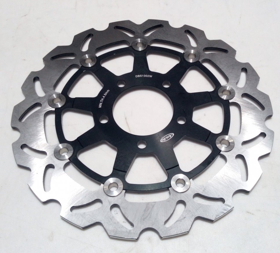 Передние тормозные диски Arashi для Suzuki SV650 03-10, черный