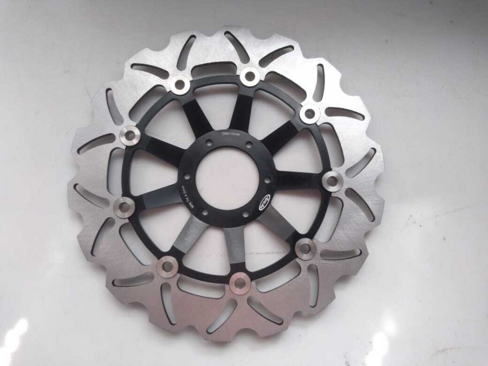 Передние тормозные диски Arashi для Honda CBR F4 99-00, VFR 800 98-08, XL1000V, черные