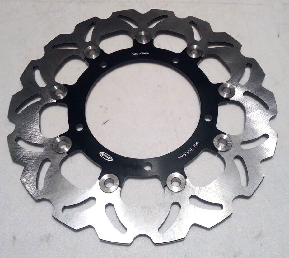Тормозной диск передний Arashi для Yamaha YZF-R6, FZ6 Fazer S2, MT-03, MT-09 черный