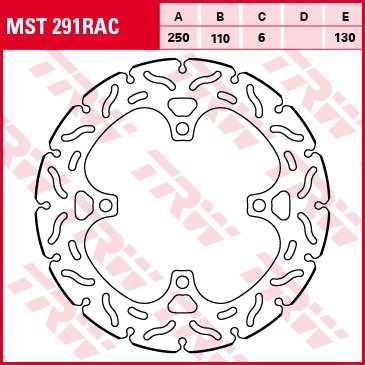Тормозной диск для мотоциклов Lucas TRW MST291RAC