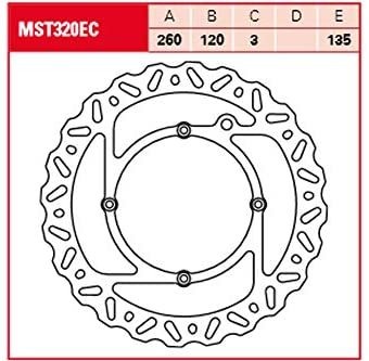 Тормозной диск для мотоциклов Lucas TRW  MST320EC