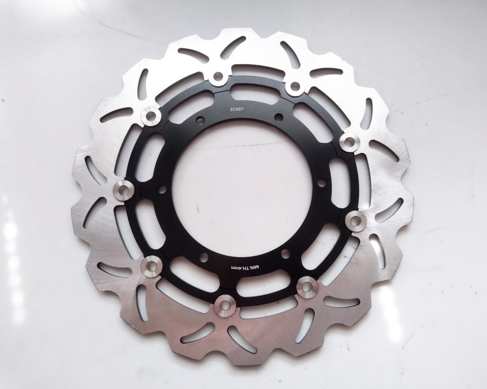 Тормозной диск передний Tarazon ZC927 для Yamaha FJR ABS 1300 03-18, MT01 1670 05-06 черный