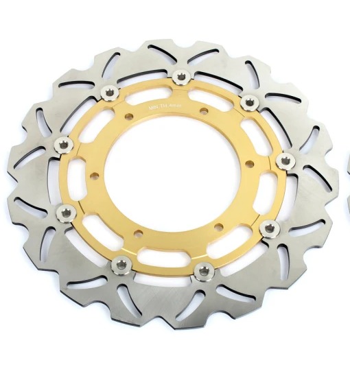 Тормозной диск передний Tarazon ZC927 для Yamaha FJR ABS 1300 03-18, MT01 1670 05-06 золотой