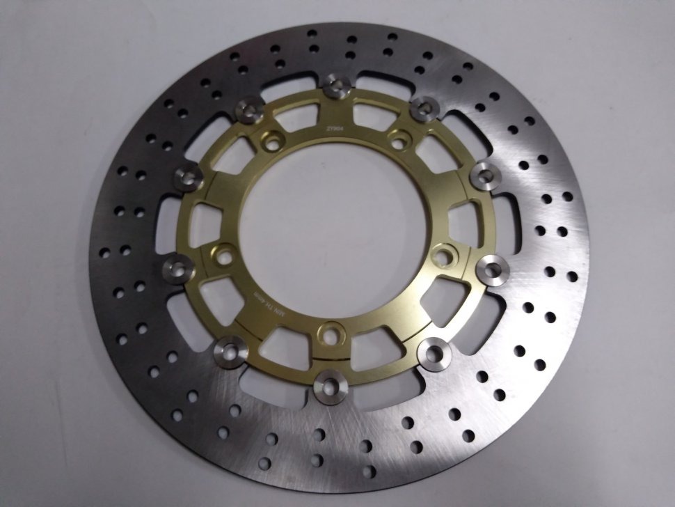 Тормозной диск Tarazon ZY904 Suzuki DL V-STROM 650 07-19, DL V-STROM 1000 14-19, GSX R HAYABUSA 1300 08-17 золотой