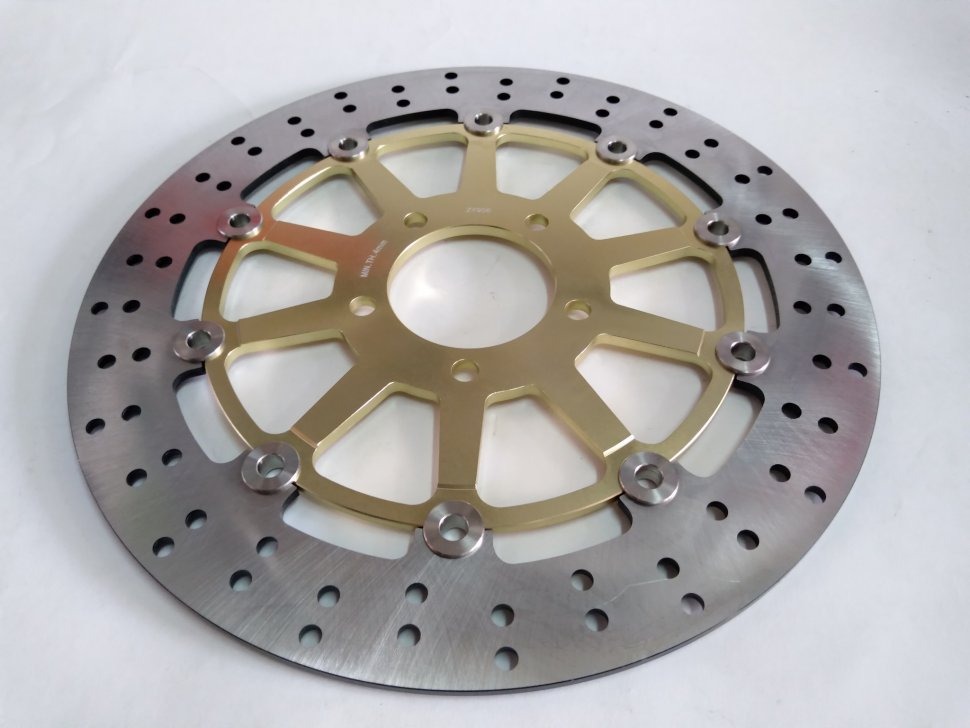 Тормозной диск передний Tarazon ZY906 для Suzuki GSX R 600/750 97-03, GSX R 1000 01-02, TL R 1000 98-03 золотой
