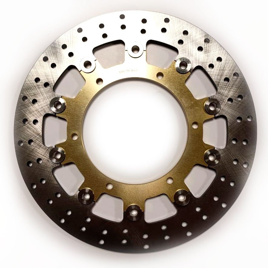Тормозной диск передний Tarazon ZY925 для Yamaha YZF R6 600 99-02, TDM 900 02-14, XJR 1300 99-17 золотой