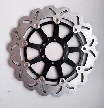 Диск тормозной передний на Ducati 749 / 749 R / 749 S 03-07, Ducati 999 S / 999 R 02-07 черный