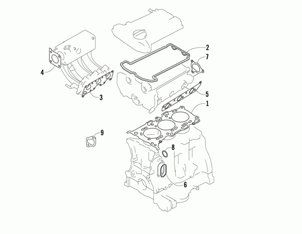 Прокладка помпы Arctic Cat OEM 3006-232