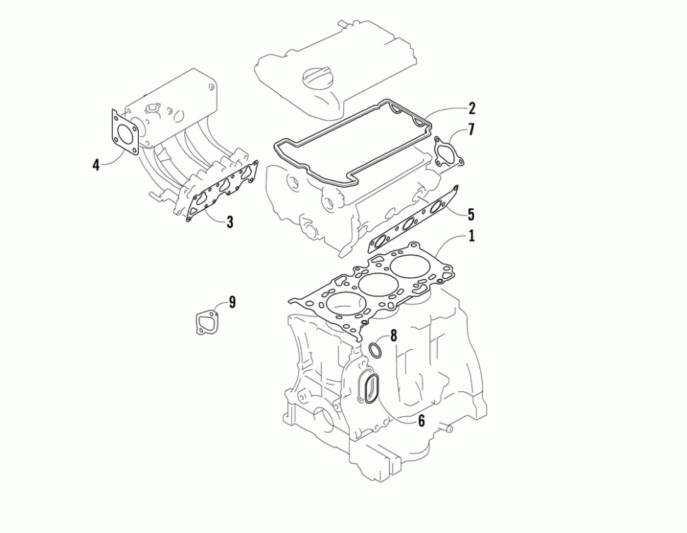 Кольцо водяного насоса Arctic Cat OEM 3006-953