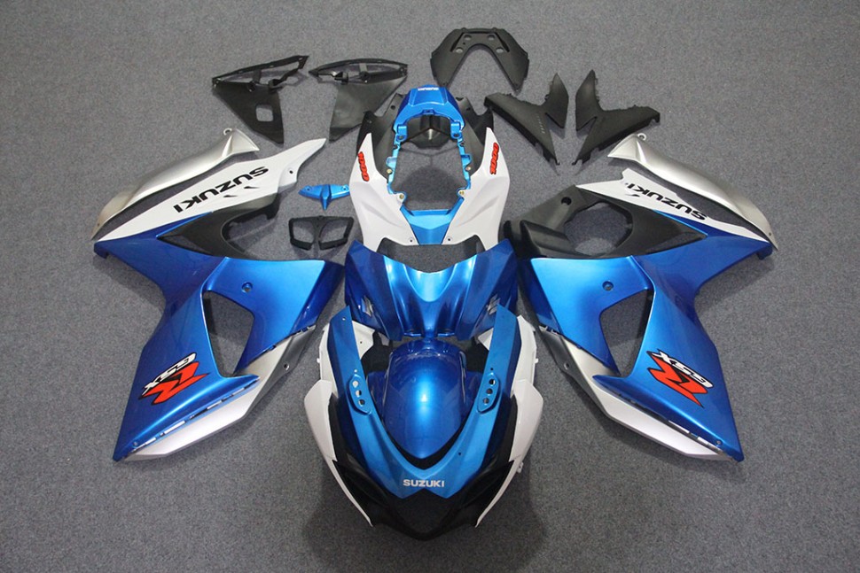 ZXMT Комплект пластика для мотоцикла Suzuki GSX-R1000 09-15 Сине-Белый