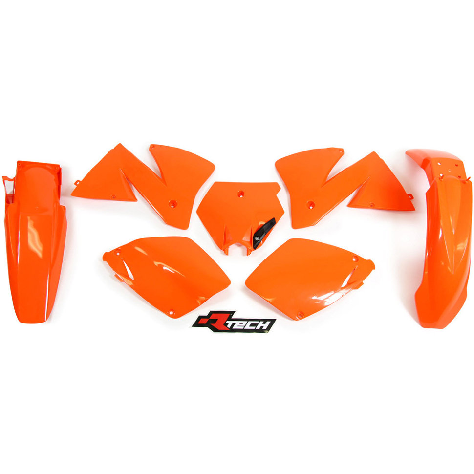 Комплект пластика KTM SX-SXF 400-520 00, EXC-EXCF 125-520 00-02 оранж