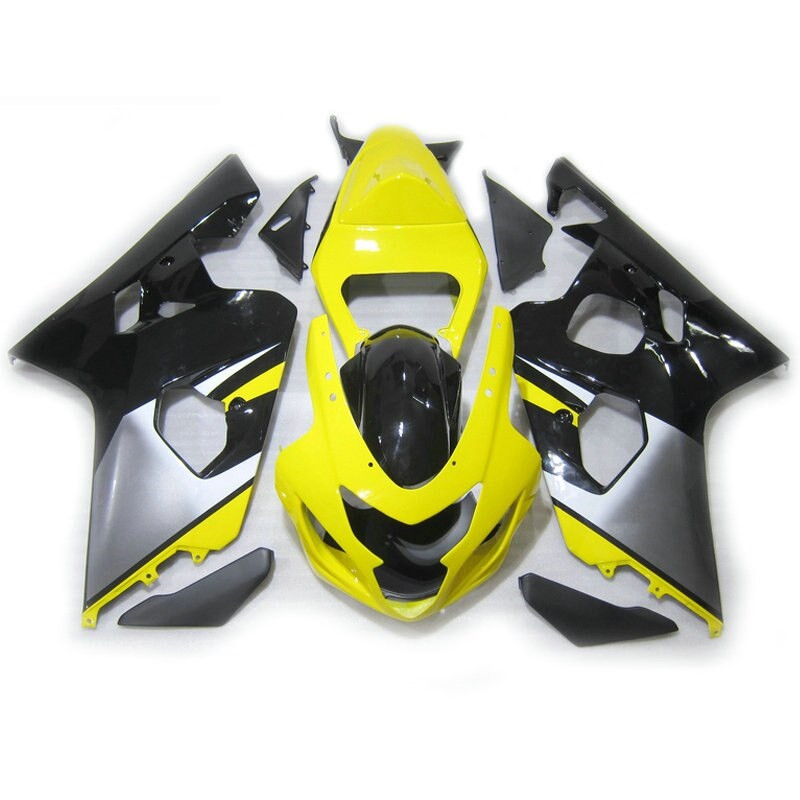 ZXMT Комплект пластика для мотоцикла Suzuki GSX-R600/750 08-10 Желто-Серый