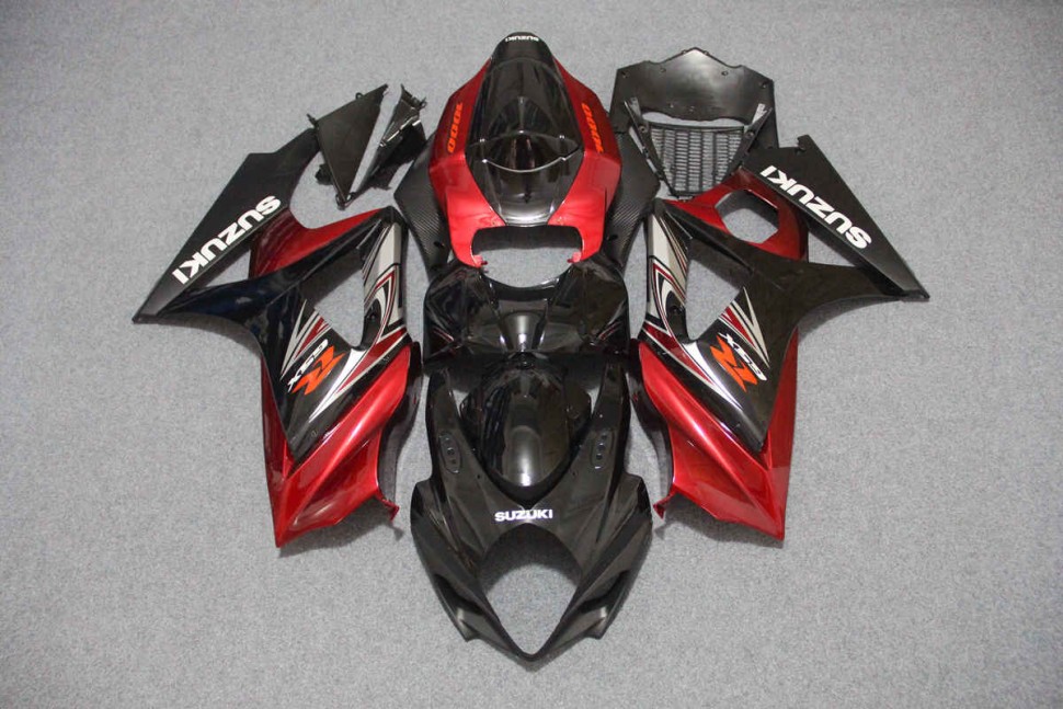 ZXMT Комплект пластика для мотоцикла Suzuki GSX-R1000 07-08 Черно-Красный