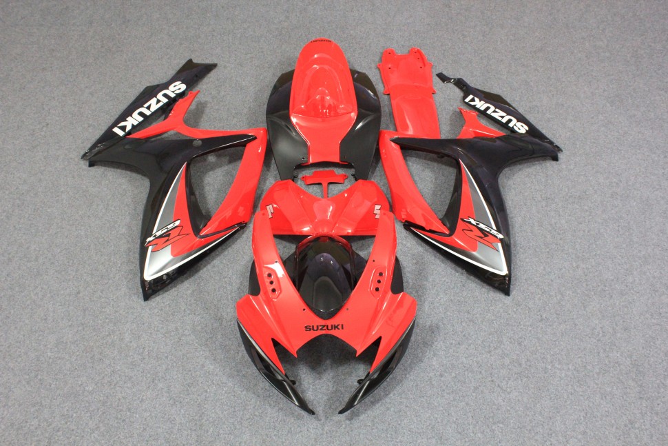 ZXMT Комплект пластика для мотоцикла Suzuki GSX-R600/750 06-07 Красно-Черный
