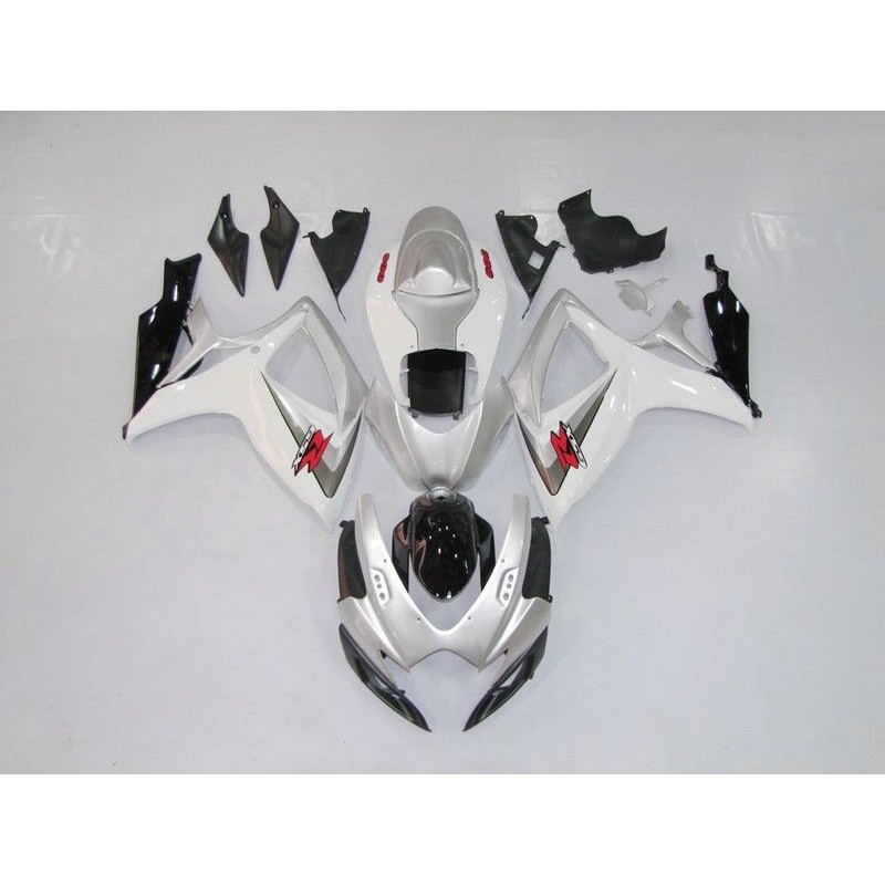 ZXMT Комплект пластика для мотоцикла Suzuki GSX-R600/750 06-07 Бело-Серый