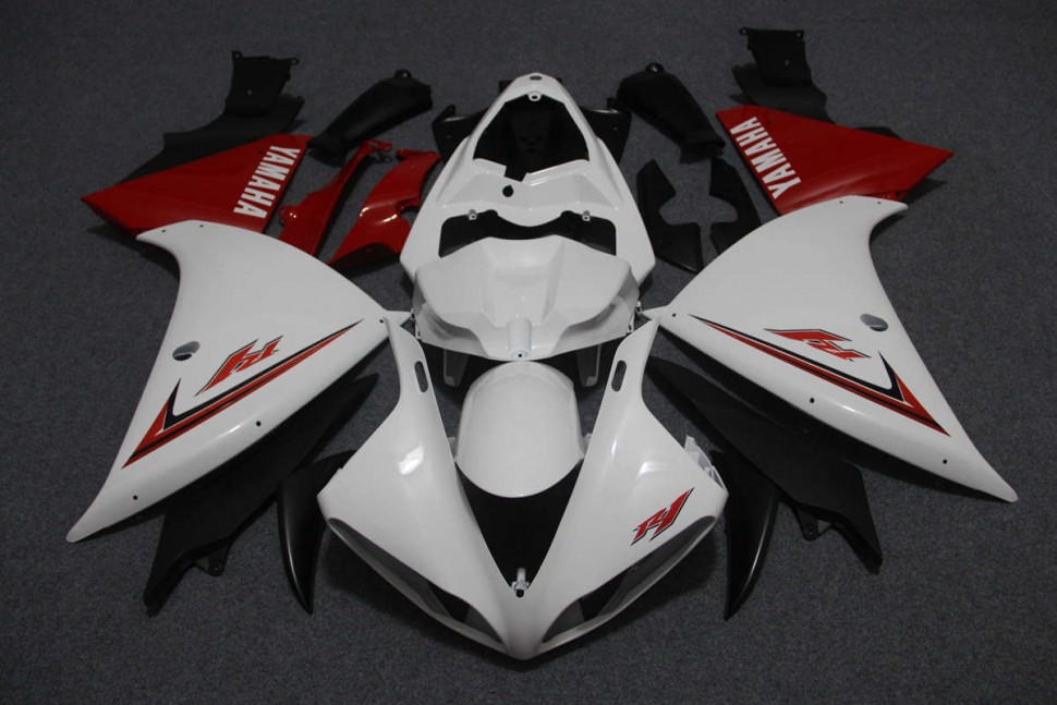 ZXMT Комплект пластика для мотоцикла Yamaha YZF-R1 09-11 Бело-Красный