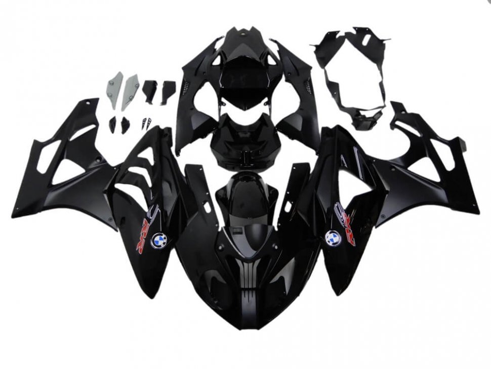 ZXMT Комплект пластика для мотоцикла BMW S1000RR 12-14, HP4 12-14 Черный
