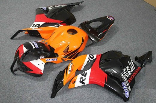 ZXMT Комплект пластика для мотоцикла Honda CBR 600 RR 09-12 Repsol оранжевый