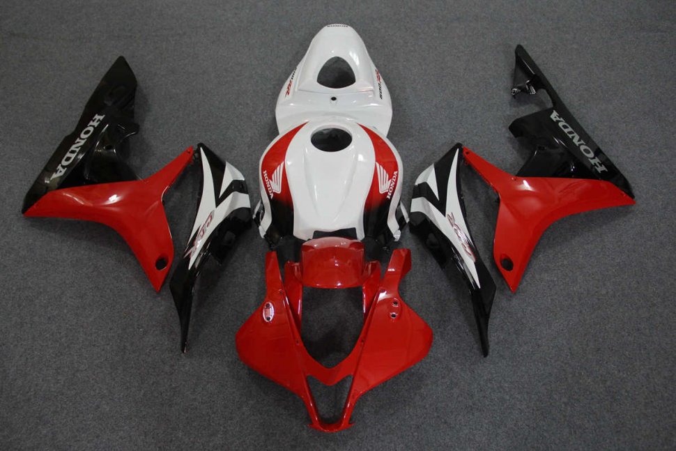 ZXMT Комплект пластика для мотоцикла Honda CBR 600 RR 07-08 Красно-Черно-Белый