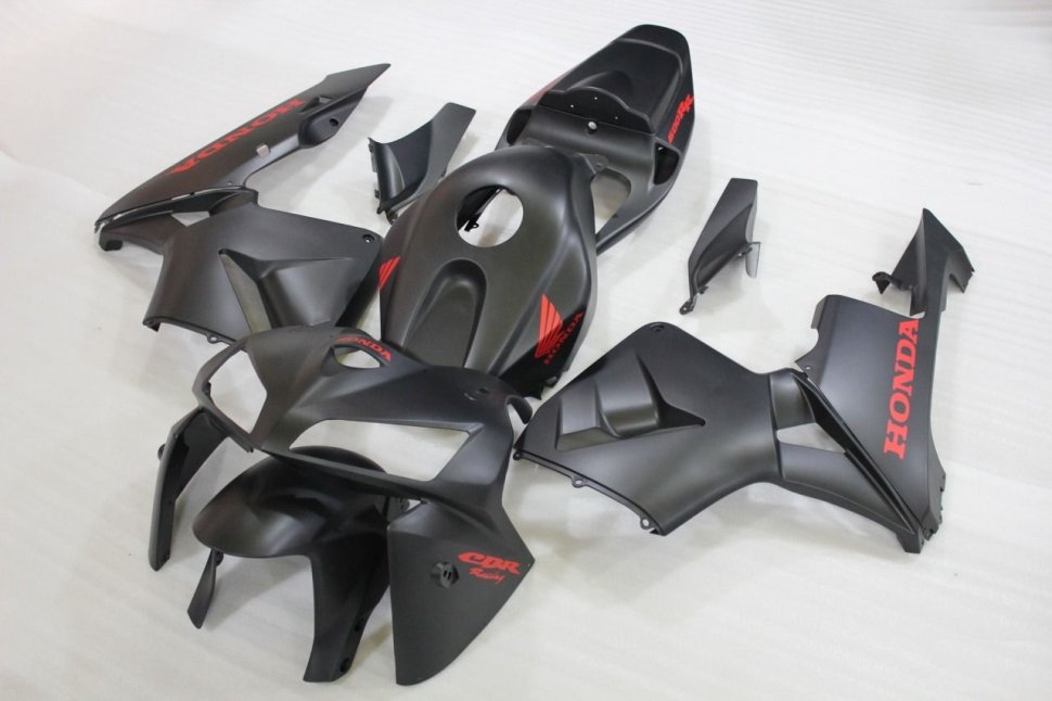 ZXMT Комплект пластика для мотоцикла Honda  CBR 600 RR 05-06 Черный матовый