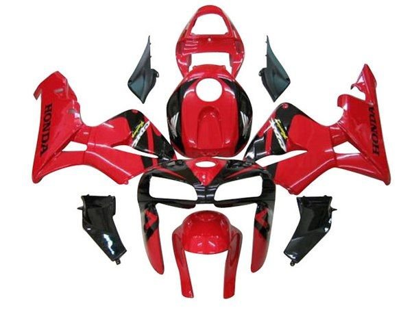 ZXMT Комплект пластика для мотоцикла Honda  CBR 600 RR 05-06 Красно-Черный