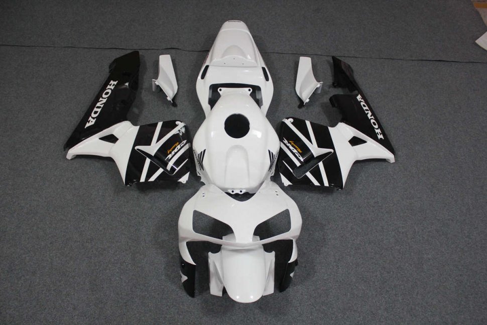 ZXMT Комплект пластика для мотоцикла Honda CBR 600 RR 03-04 Бело-Черный Заводской