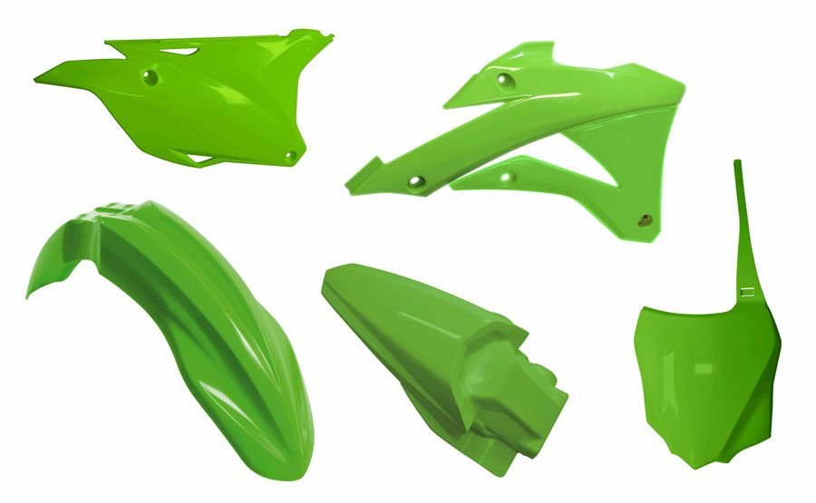 RTech Комплект пластика R-KITKX0-VE0-599 Kawasaki  KX85-100 14-21 зеленый