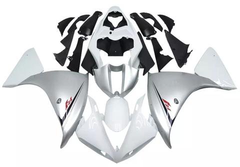 ZXMT Комплект пластика для мотоцикла Yamaha YZF-R1 09-11 Бело-Серый Заводской