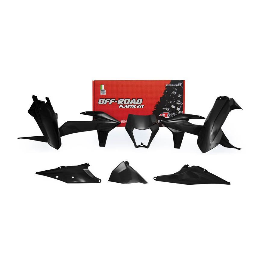 RTech Комплект пластика KTM EXC/EXCF/XC-W/XCF-W 125-500 2020 черный