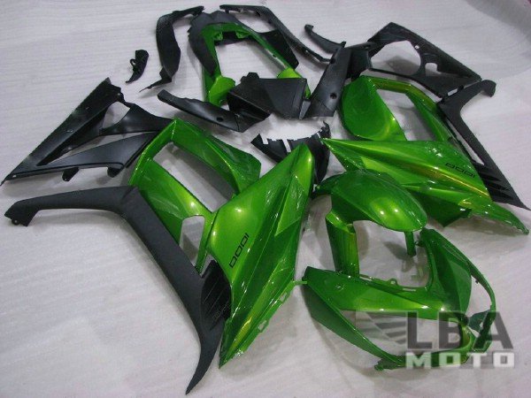 ZXMT Комплект пластика для мотоцикла Kawasaki Z1000SX 11-17 Зелёно-Черный