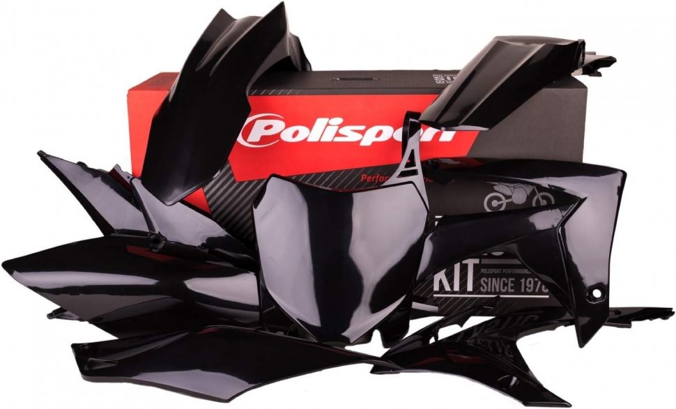 Комплект пластика Polisport для Honda CRF250R 14-17, CRF450R 13-16 черный
