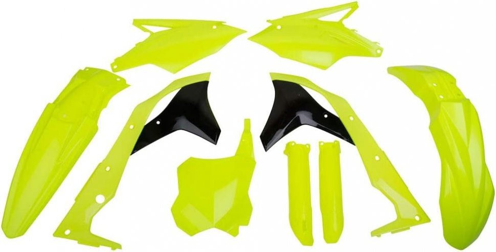 Комплект пластика Polisport для Kawasaki KX250F 17-20 желтый