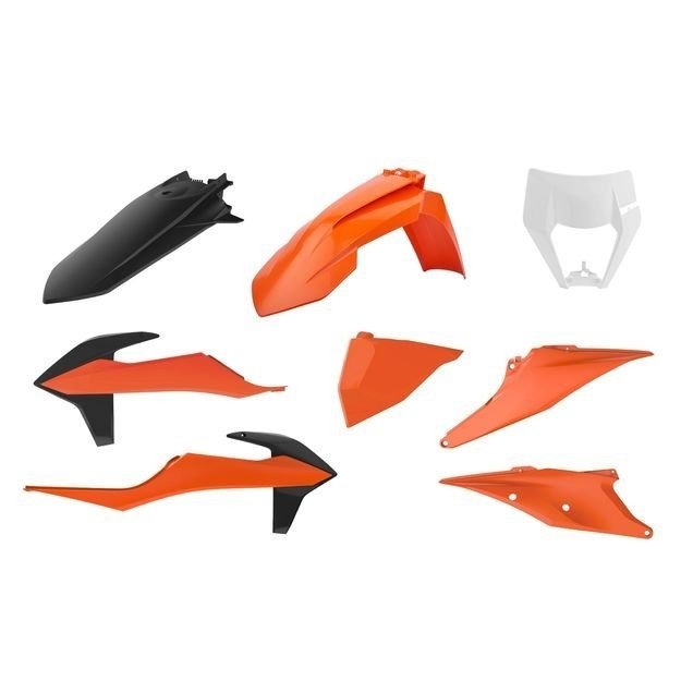 Комплект пластика Polisport для KTM EXC/EXC-F 20-22 оранжевый