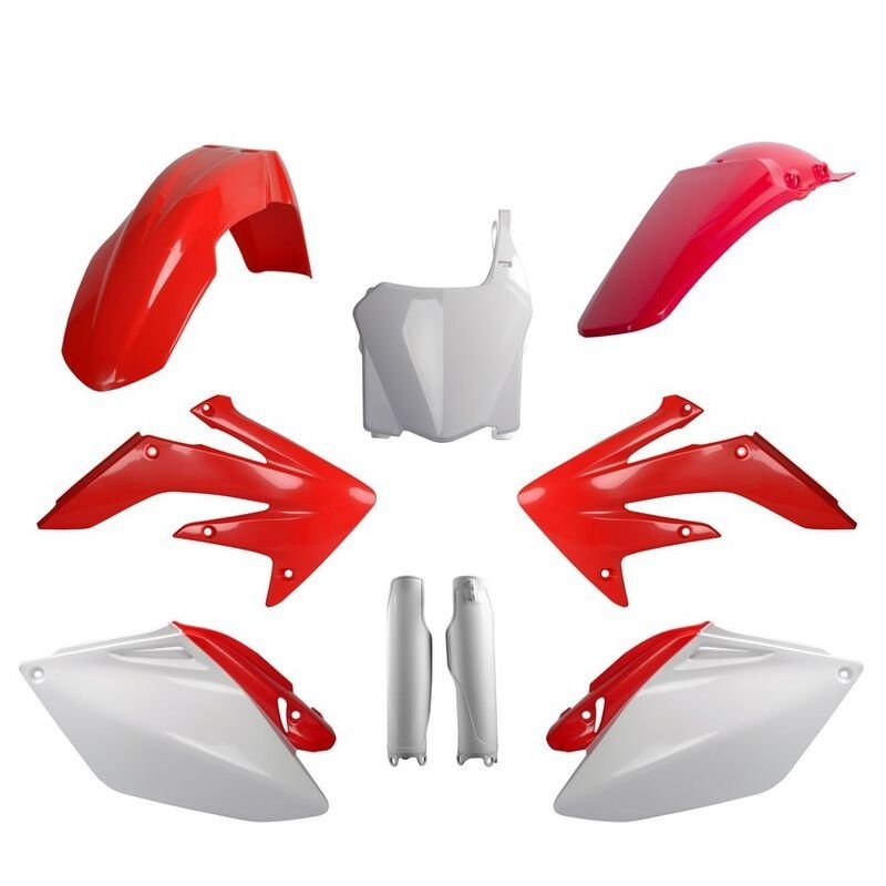 Polisport Комплект пластика Honda CRF250R 2008 OEM color красный
