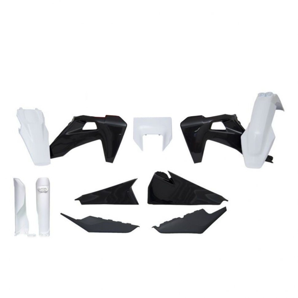 RTech R-KITHSQ-NR0-620 Комплект пластика Husqvarna TE-FE 150-501 20-23 бело-черный