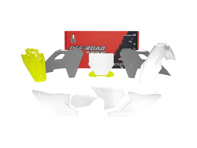 Rtech R-KITHSQ-OEM-533 Комплект пластика HSQ TC-FC 125-450 23-24 лимонно-бело-серый