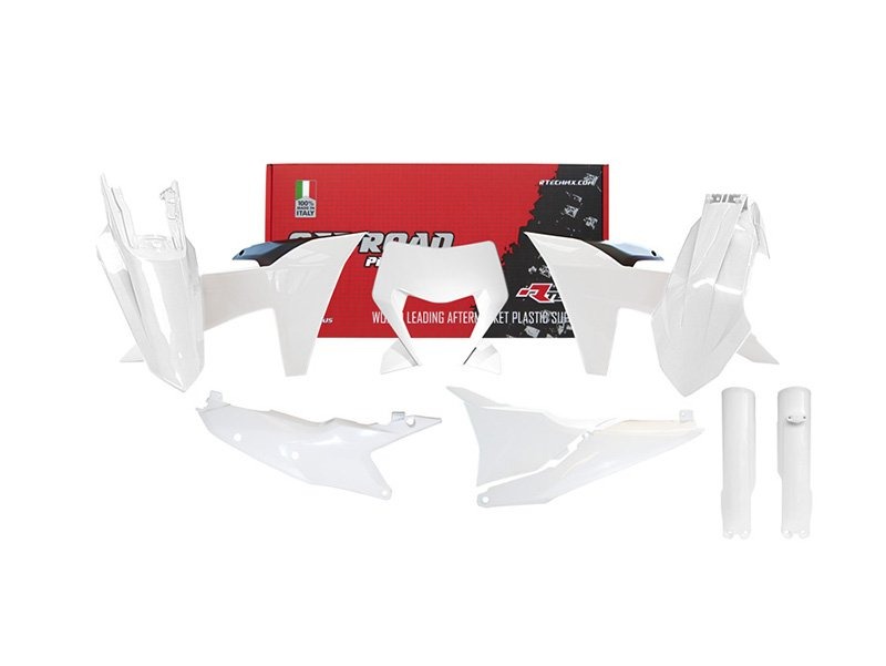 RTech R-KITKTM-BN0-704 Комплект пластика KTM EXC/EXCF/XC-W/XCF-W 150-500 '24 чёрно-белый