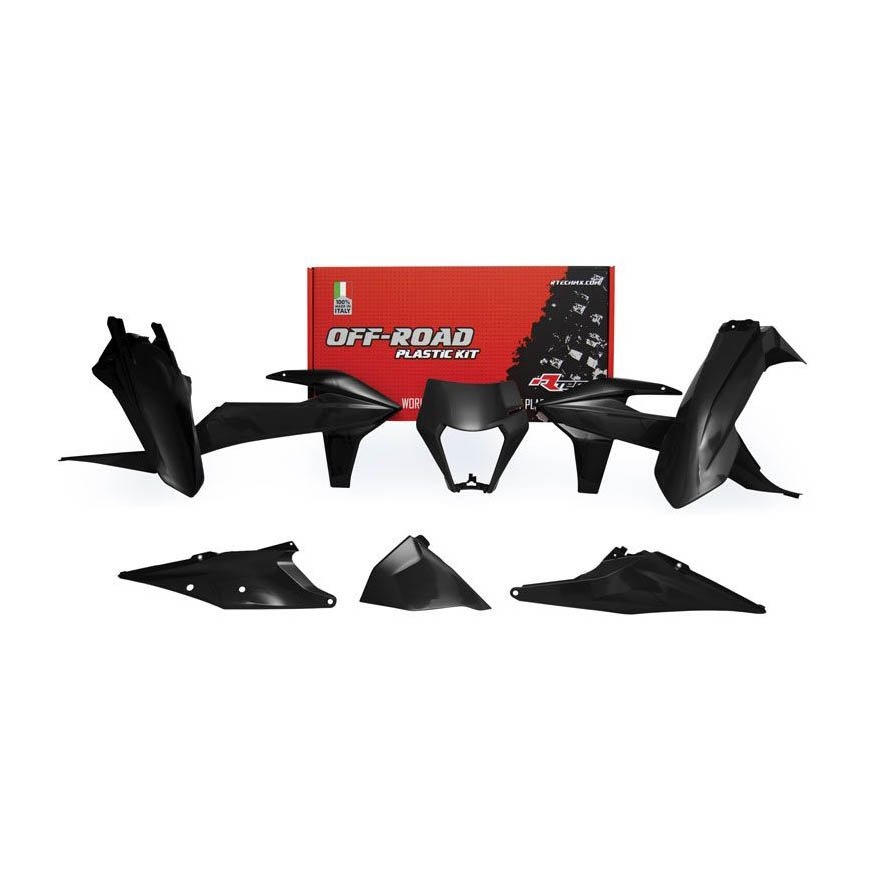 RTech Комплект пластика KTM EXC/EXCF/XC-W/XCF-W 125-500 2020 черный