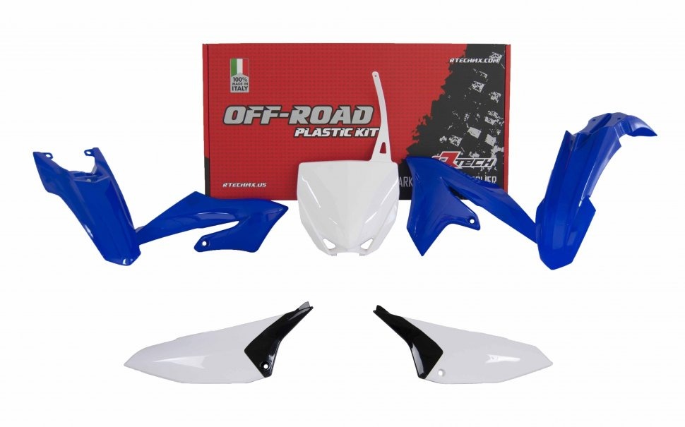 RTech Комплект пластика YZ65 18-23 синий-белый